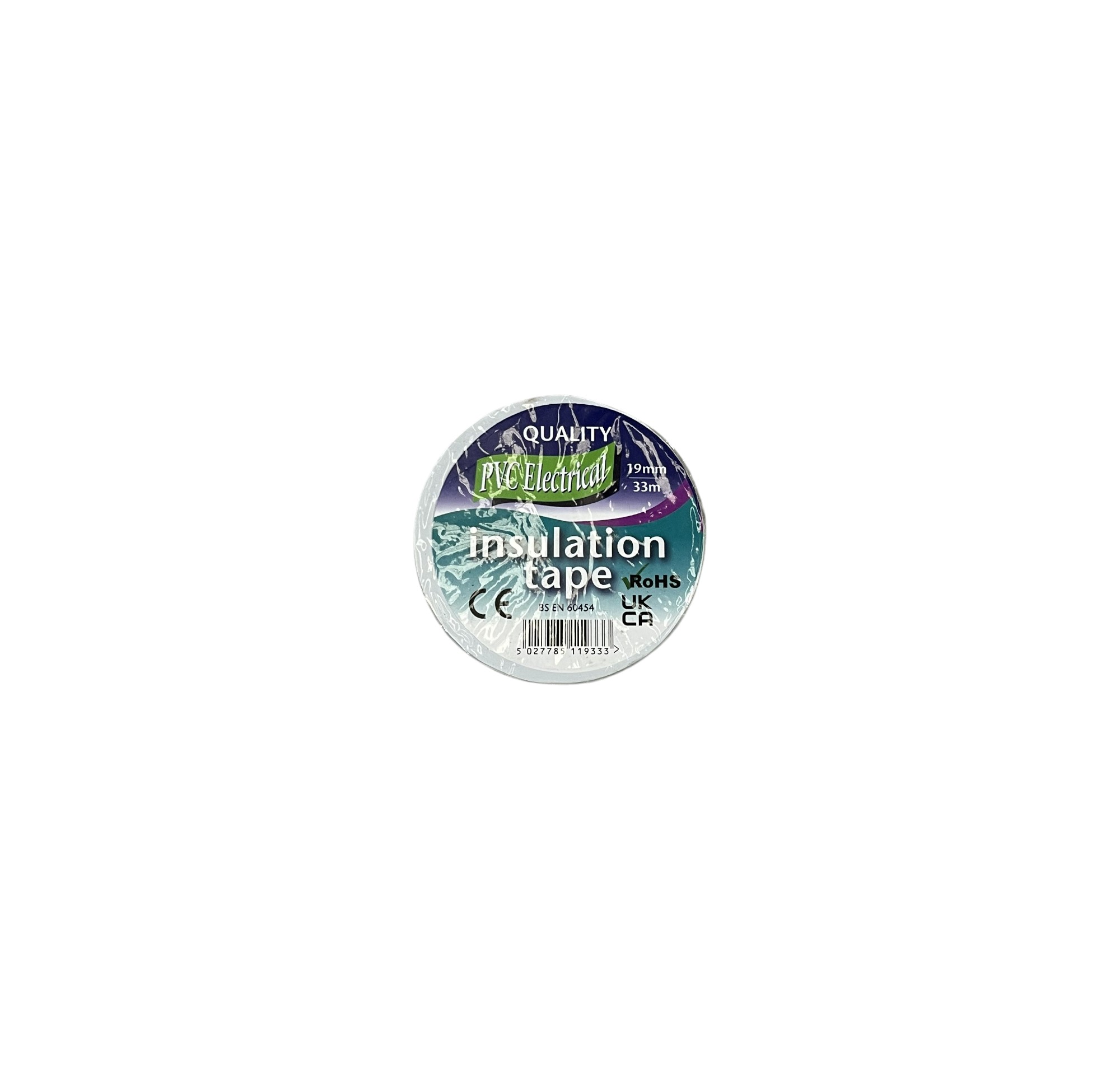 TAPE INSUL PVC 19MM WHITE