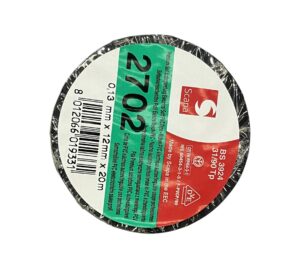 TAPE INS.PVC 12MMX8 MILSX33M