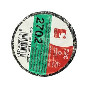TAPE INS.PVC 12MMX8 MILSX33M