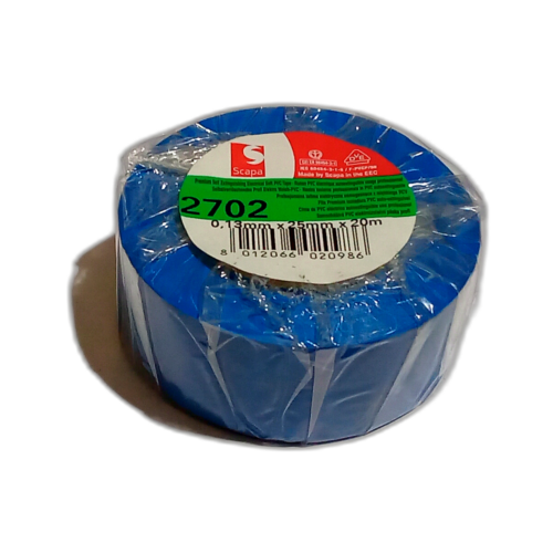 TAPE PVC BLUE 25 MM