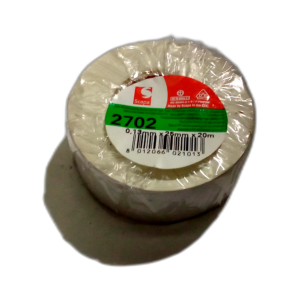TAPE PVC 25MMW  WHITE
