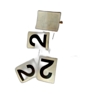 NUMERAL '2', INTERNAL CARRIA