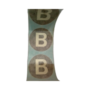 LABEL LETTER B SELF ADHESIVE 58MM DIA