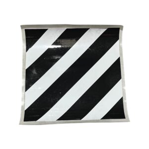 NOTICE SPT B/W DIAG STRIPES