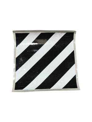 NOTICE SPT B/W DIAG STRIPES