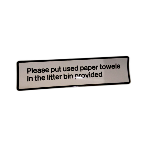 NOTICE 40 X 160