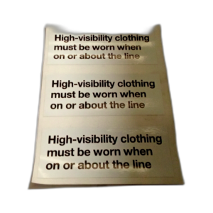 NOTICE HIGH VIS CLOTHING