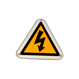 SIGN SAFETY WARNING BLACK