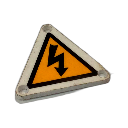 SIGN SAFETY, WARNING, BLACK