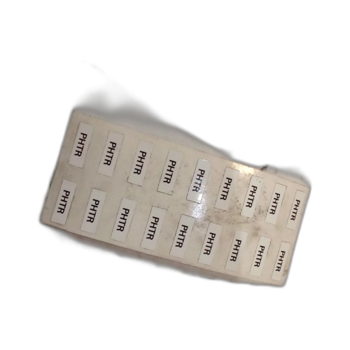 LABEL PHTR 3MM BLACK FONT 7X20MM