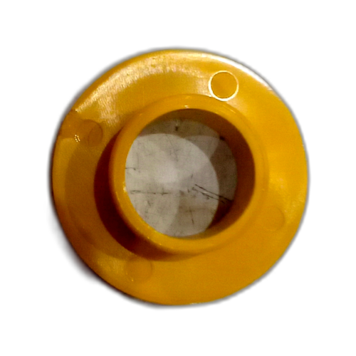 BUSH   TOP-HAT, BUSH TYPE.  YELLOW