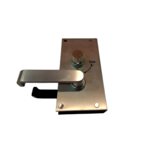 LOCK TOILET DOOR.