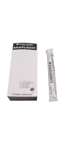 LIGHTSTICKS WHITE BOX OF 10