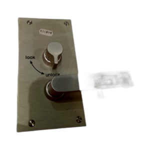 LOCK DOOR TOILET  ASSY A/D