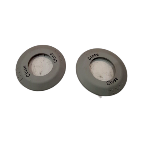 BEZEL DOOR PUSHBUTTON CLOSED