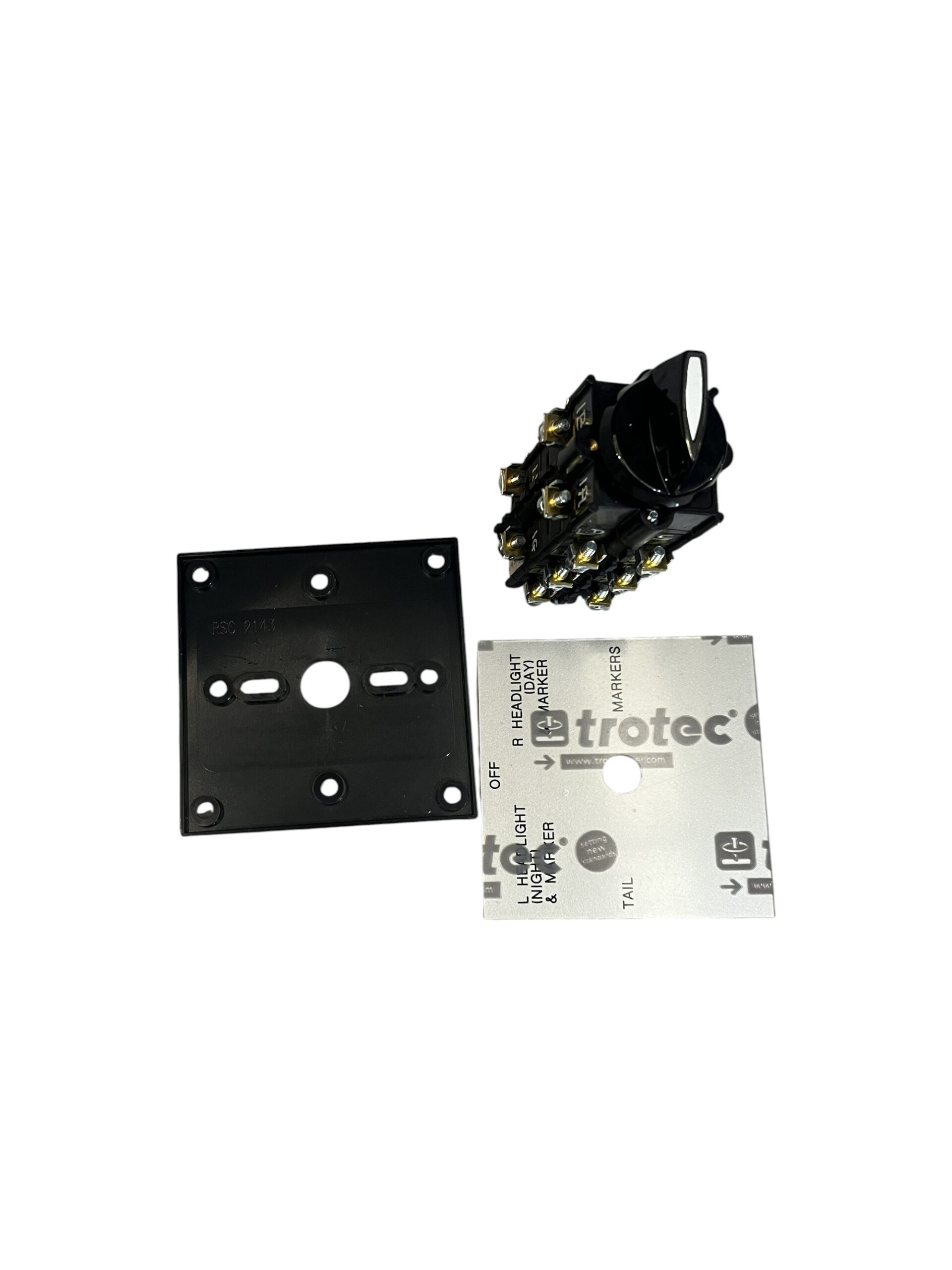 SWITCH ROTARY 5 POSITION C/W KNOB