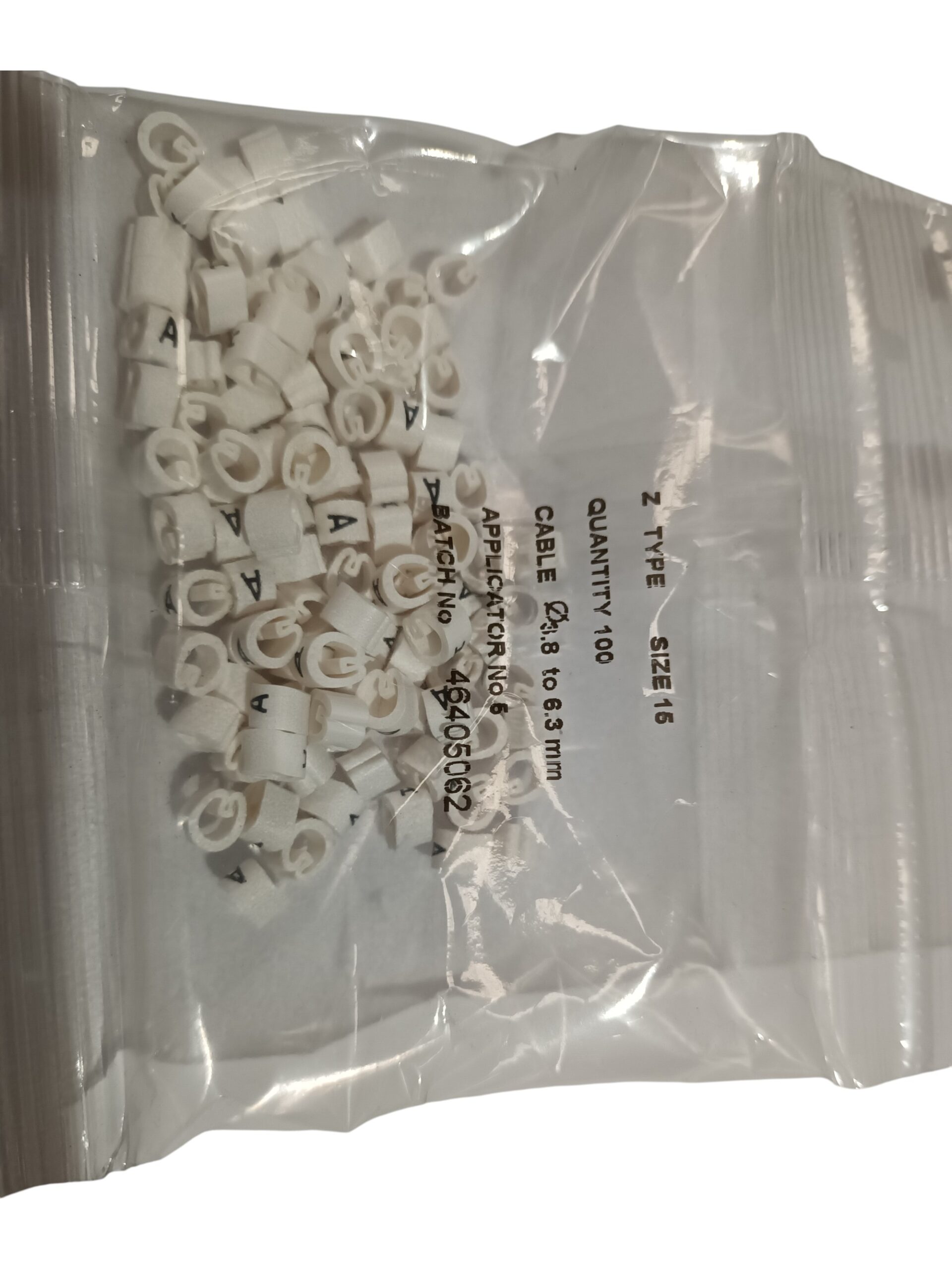 CBLE MKR,Z15 WH/BLK,”A” PACK OF 1000