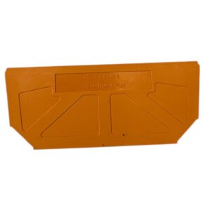 PLATE END ORANGE