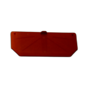 PLATE END ORANGE