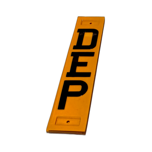 148/861/001 SIGN DEP MARKER 75MM X 330MM