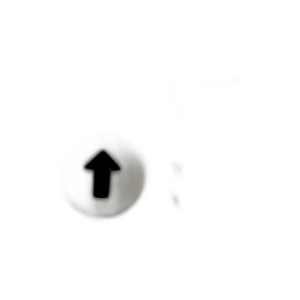 MARKING PLATE WITH ENGRAVED ARROW
