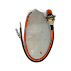 LAMP WITH AMBER LENS, 110 VO