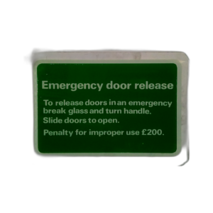 GLASS EMERGENCY BREAK