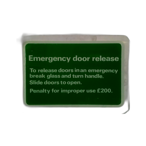 GLASS EMERGENCY BREAK