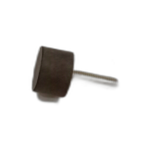 BUMP RUBBER ADJUSTING SCREW.