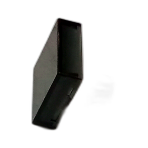 LENS SMOKED FLAT 15.2X15.2 PLASTIC