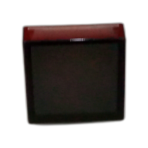 LENS SMOKED FLAT 15.2X15.2 PLASTIC