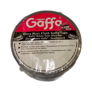 TAPE GAFFER/DUCT 50MMX25M MATT BLACK