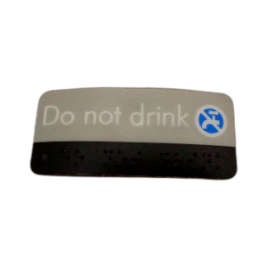 LABEL WARNING NOT DRINKING