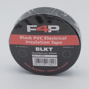 TAPE, PVC INSULATED 19MM X 33M BLACK