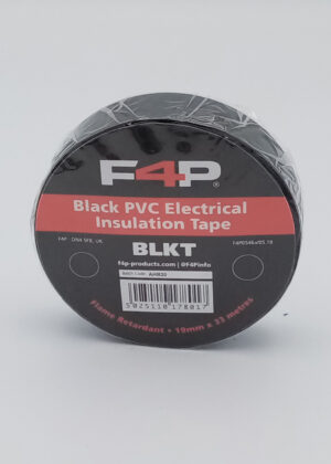 TAPE, PVC INSULATED 19MM X 33M BLACK