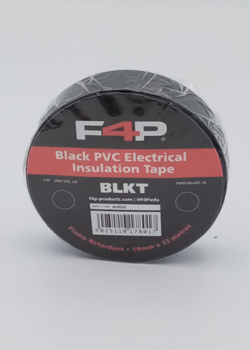 TAPE, PVC INSULATED 19MM X 33M BLACK