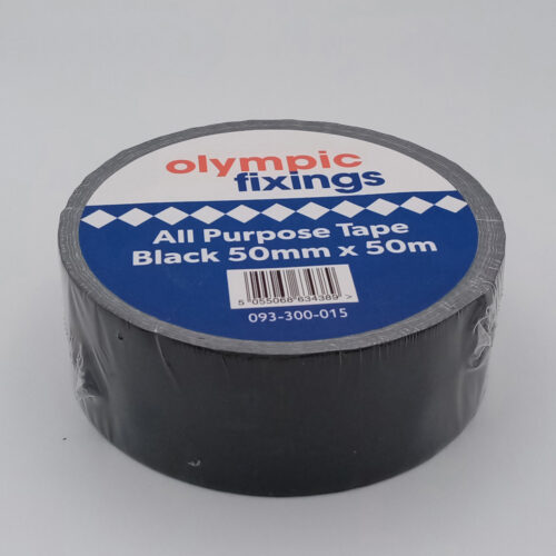 TAPE ALL PURPOSE BLACK 50MM X 50M