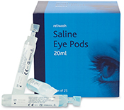 HYPACLENS EYEWASH POD 20ML (PK 25)