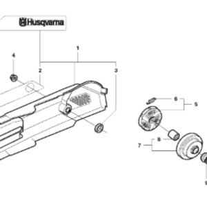 Husqvarna K1250 14in Rail Saw Belt Guard