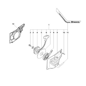 Husqvarna K1250 14in Rail Saw Starter