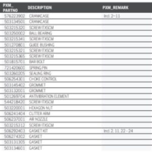 Husqvarna K1260 14inch Rail Saw Crankcase