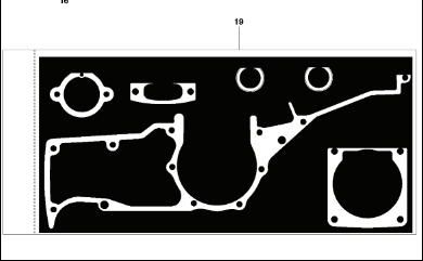 Husqvarna K1260 14inch Rail Saw Cylinder Assembly