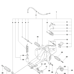 Husqvarna K1260 14inch Rail Saw Fuel Tank Assembly