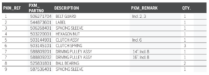 Husqvarna K1270 14in Rail Saw Clutch Assembly