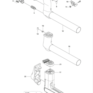 Husqvarna 343R Brushcutter Suspension
