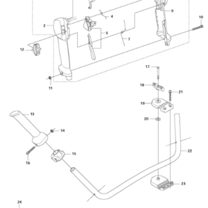Husqvarna 343R Brushcutter Throttle