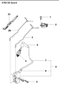 Husqvarna K760 12in 2-Stroke Disc Cutter Ignition System