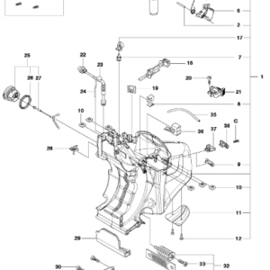 Husqvarna K760 12in 2-Stroke Disc Cutter Fuel Tank