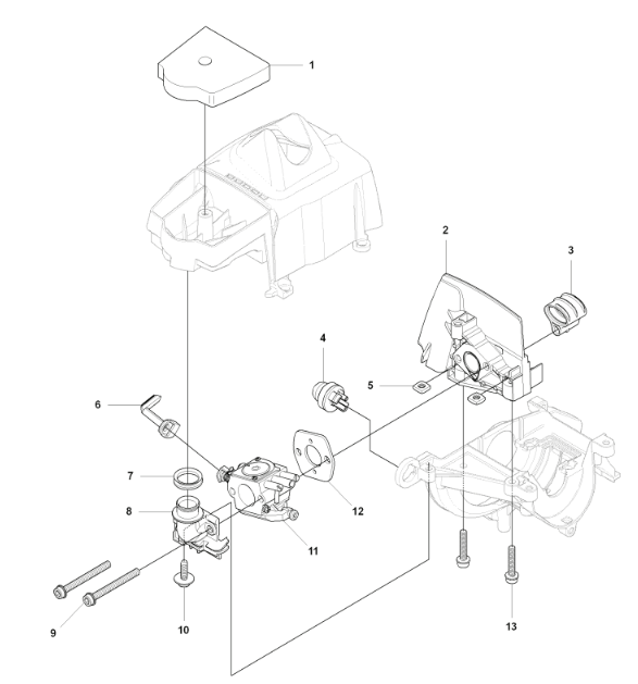 Husqvarna 327P4 Pole Saw Air Filter Assembly