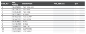 Husqvarna 327P4 Pole Saw Fuel Tank Assembly